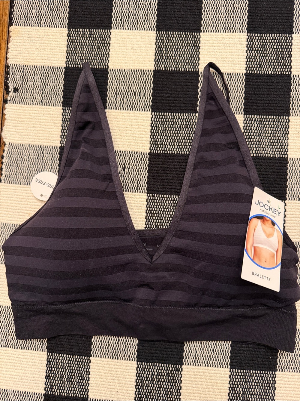 Jockey black bralette NWT